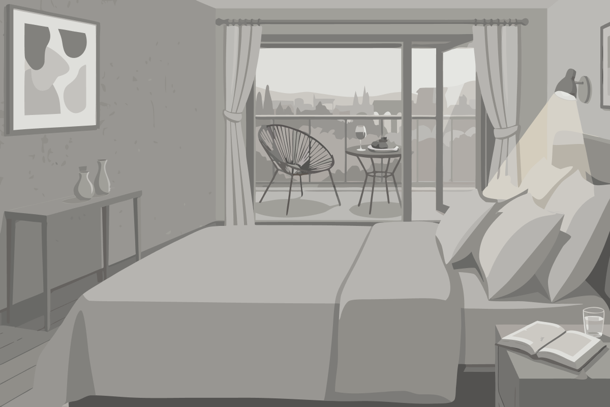 Executive Zimmer mit Kingsize-Bett